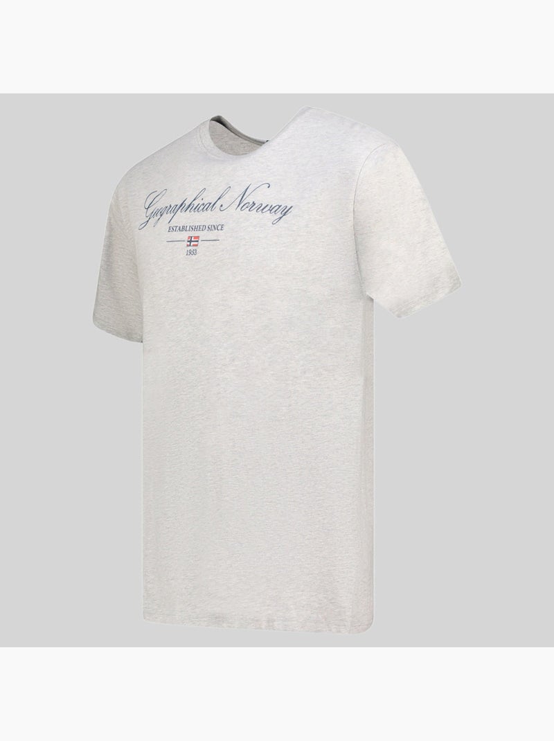 T-shirt illumine – geographical norway Cinza claro - Kiabi
