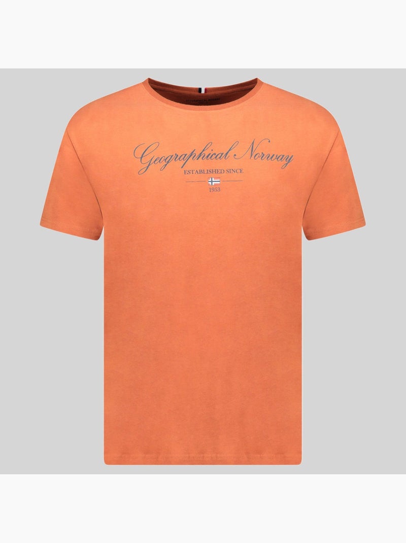 T-shirt illumine – geographical norway Terracota - Kiabi
