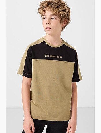T-shirt infantil oversize gola redonda tommy