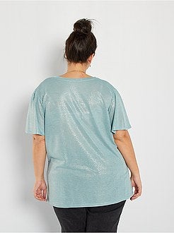 T-shirt iridescente - Kiabi