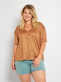 T-shirt iridescente - Kiabi