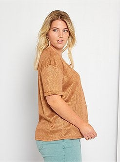 T-shirt iridescente - Kiabi