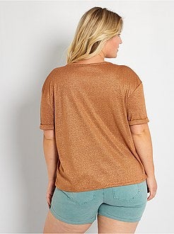 T-shirt iridescente - Kiabi