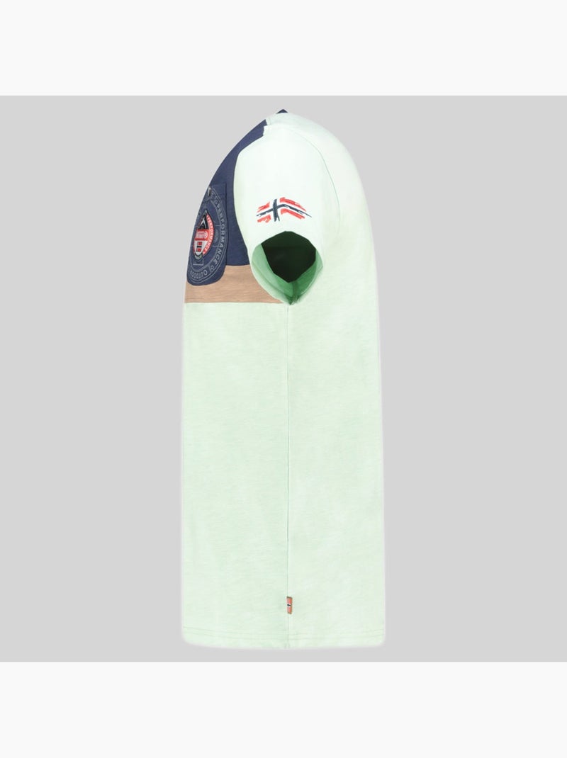 T-shirt j-flag – geographical norway Verde pastel - Kiabi