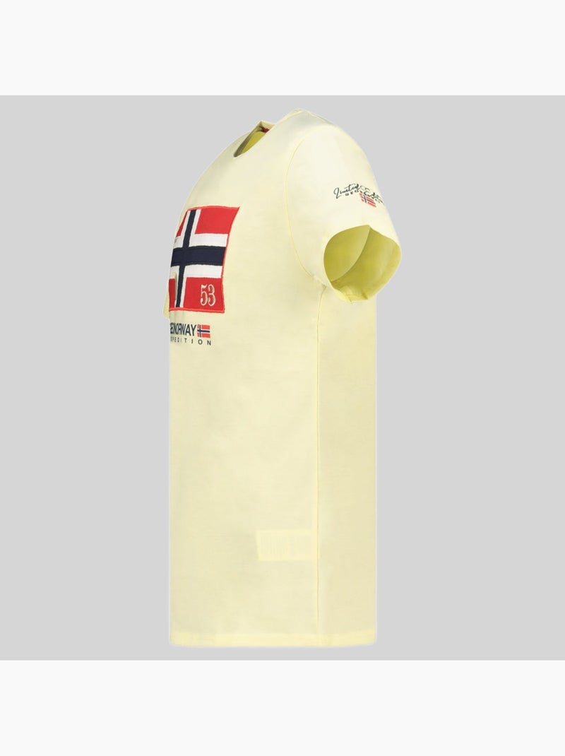 T-shirt j-newflag – geographical norway Amarelo - Kiabi