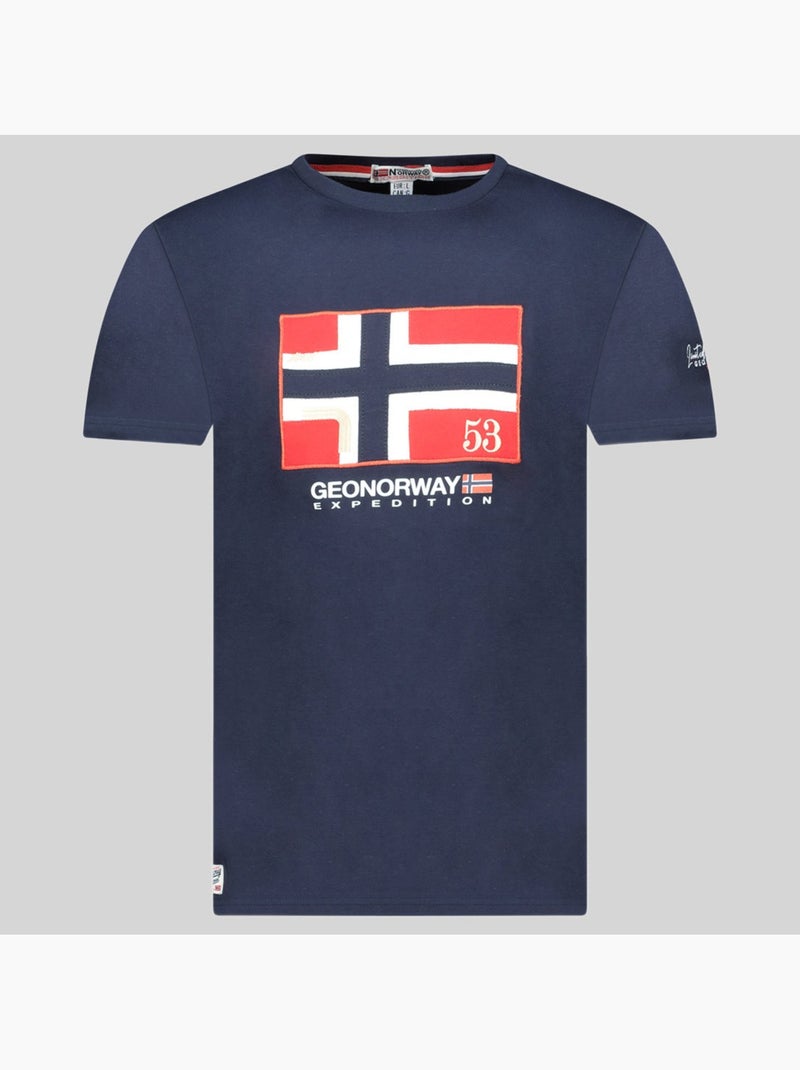 T-shirt j-newflag – geographical norway Azul-marinho - Kiabi