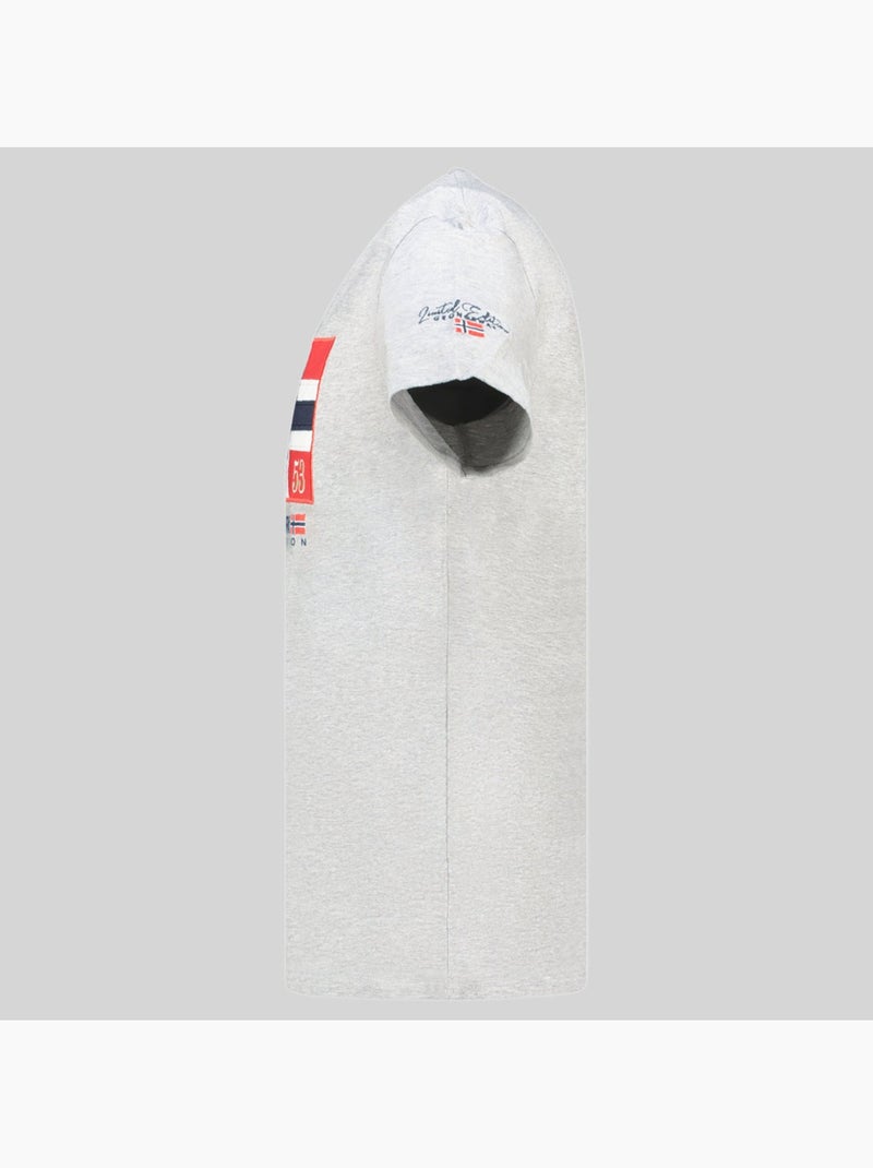 T-shirt j-newflag – geographical norway Cinza claro - Kiabi
