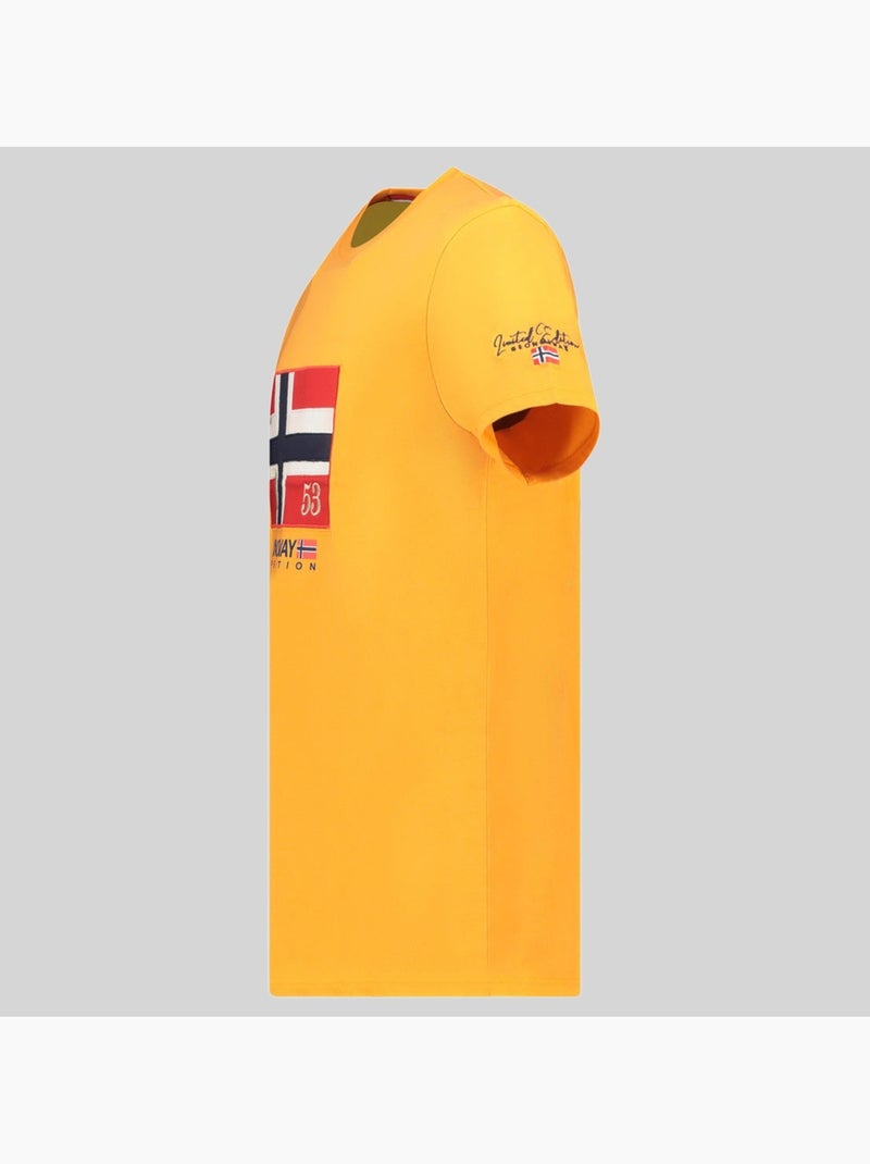 T-shirt j-newflag – geographical norway Laranja - Kiabi