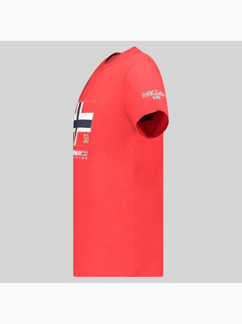T-shirt j-newflag – geographical norway Vermelho - Kiabi