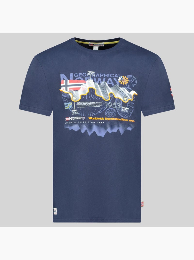 T-shirt j-vibe – geographical norway Azul-marinho - Kiabi