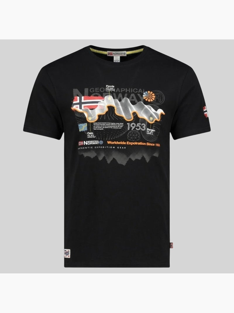 T-shirt j-vibe – geographical norway Preto - Kiabi