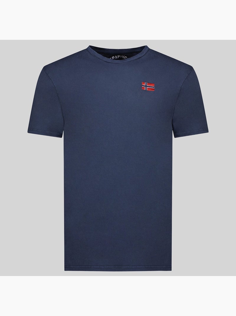 T-shirt jactus – geographical norway Azul-marinho - Kiabi