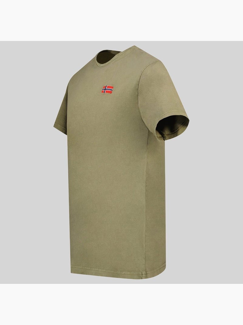 T-shirt jactus – geographical norway Cáqui - Kiabi