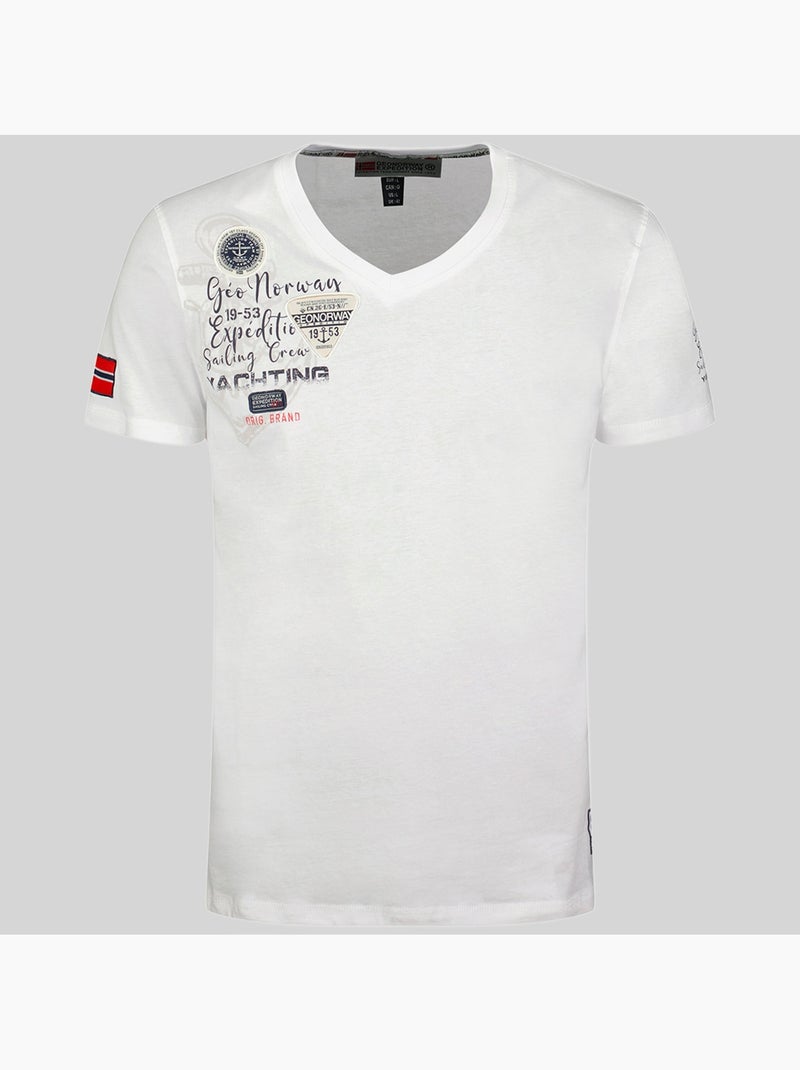 T-shirt jademora – geographical norway Branco - Kiabi