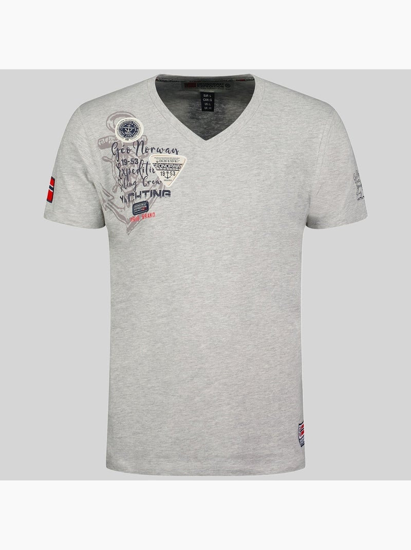 T-shirt jademora – geographical norway Cinza claro - Kiabi