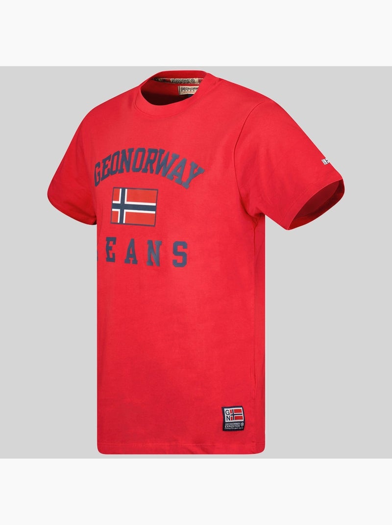 T-shirt jadsen – geographical norway Vermelho - Kiabi