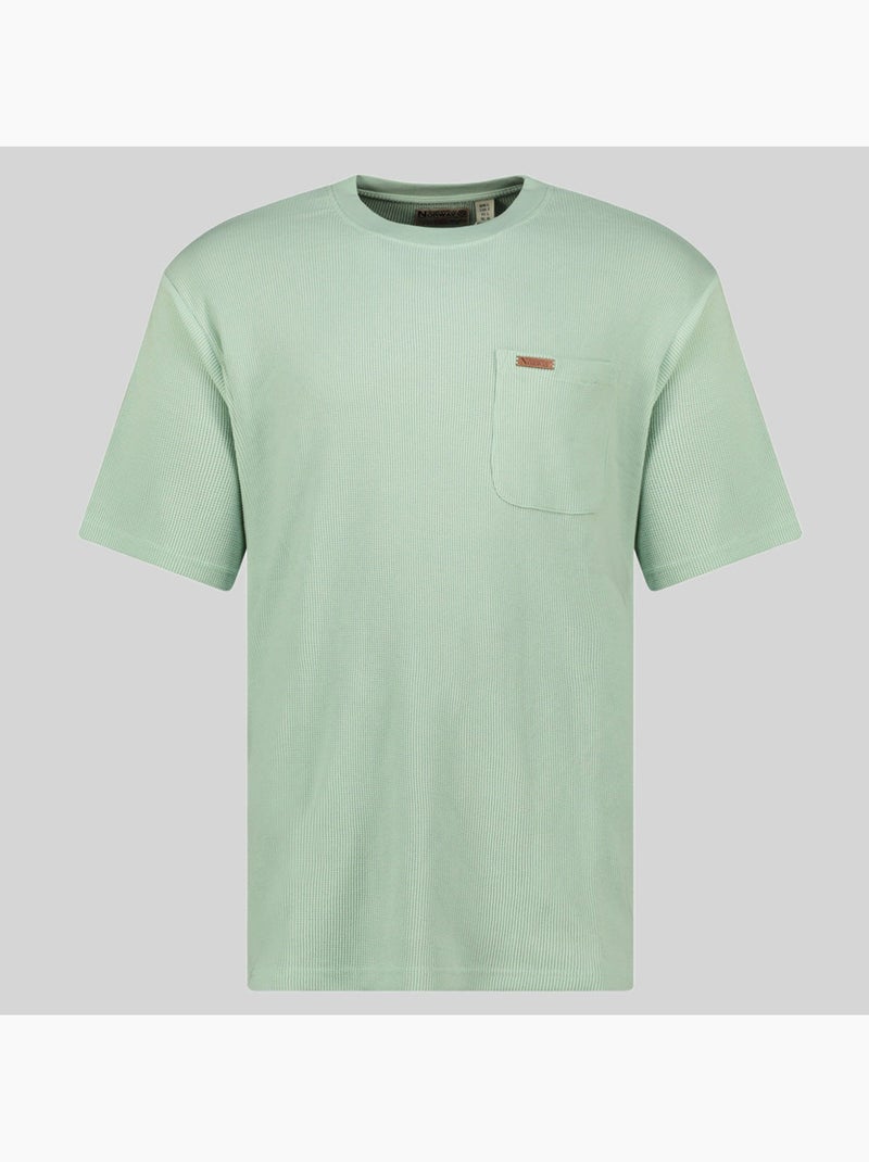 T-shirt jalafel – geographical norway Verde sálvia - Kiabi