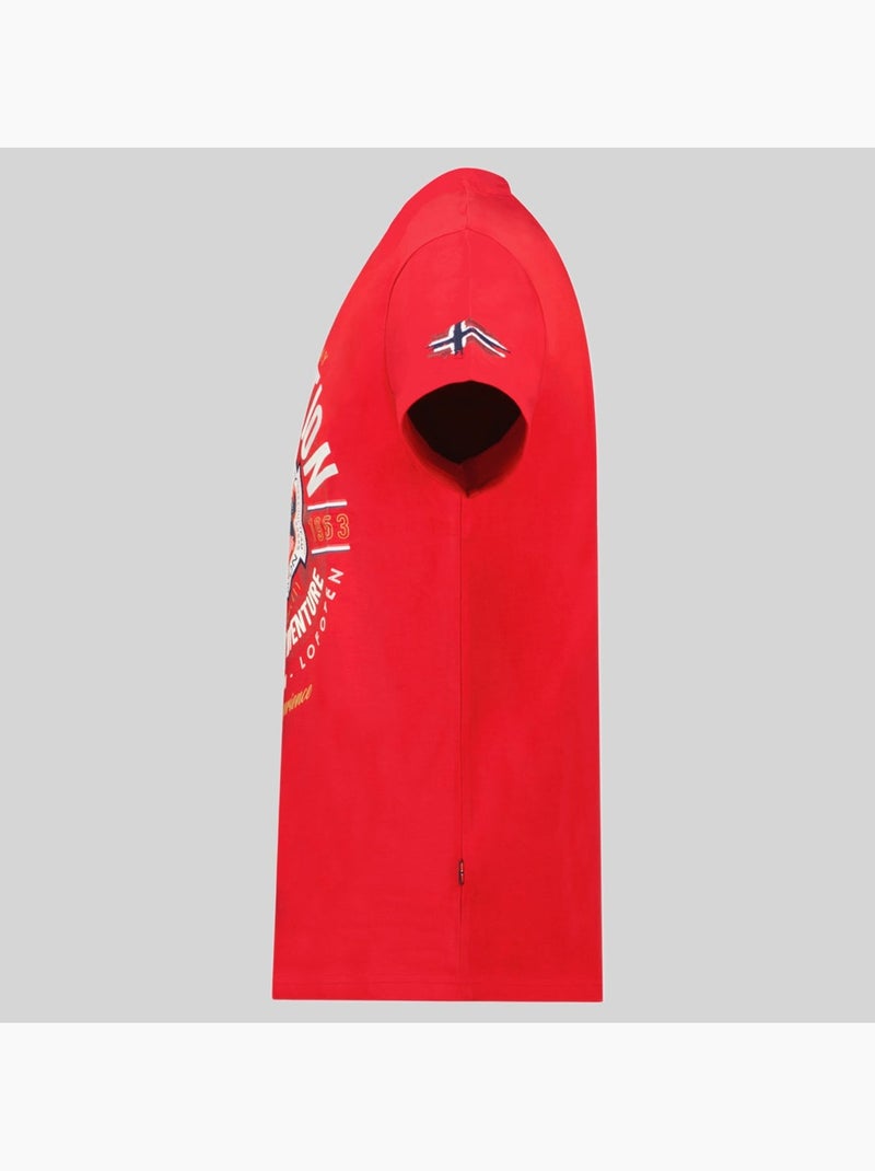 T-shirt jaldemar – geographical norway Vermelho - Kiabi