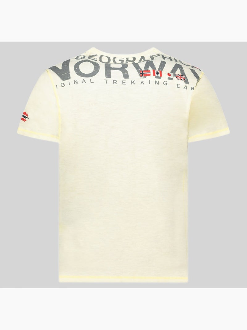 T-shirt jamo – geographical norway Amarelo - Kiabi