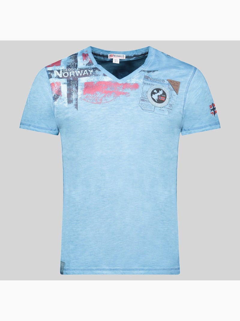 T-shirt jamo – geographical norway Azul - Kiabi
