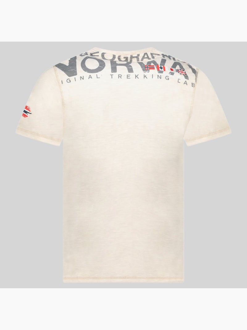 T-shirt jamo – geographical norway Bege - Kiabi