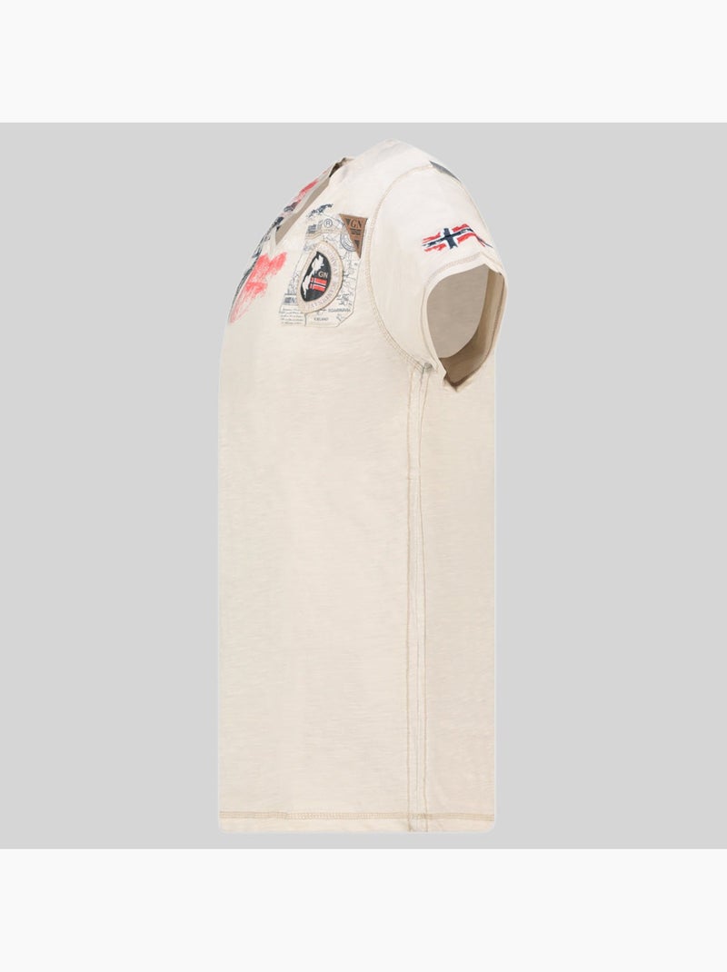 T-shirt jamo – geographical norway Bege - Kiabi