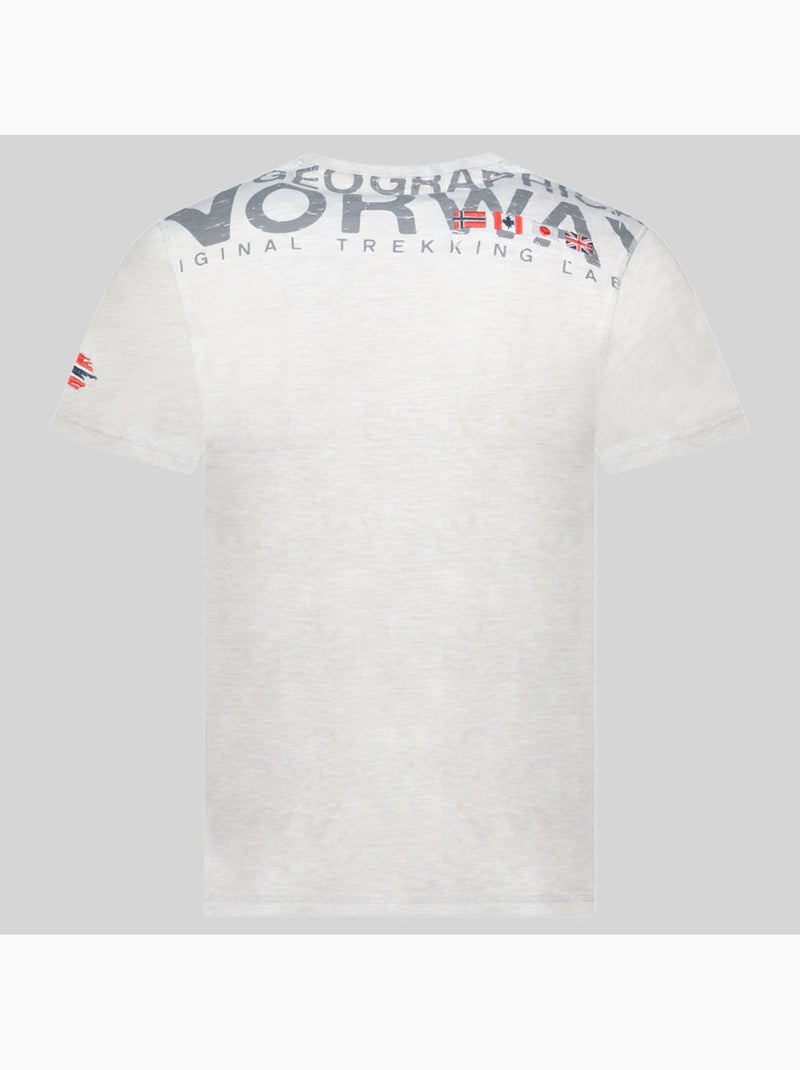 T-shirt jamo – geographical norway Cinza claro - Kiabi