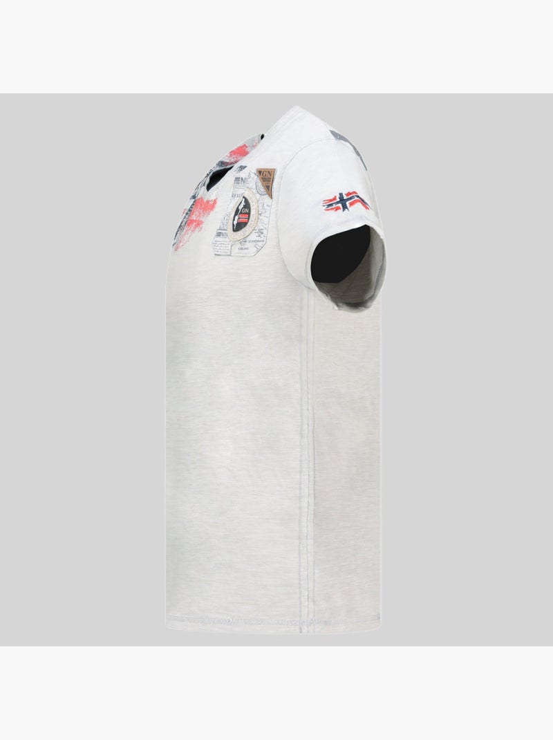 T-shirt jamo – geographical norway Cinza claro - Kiabi