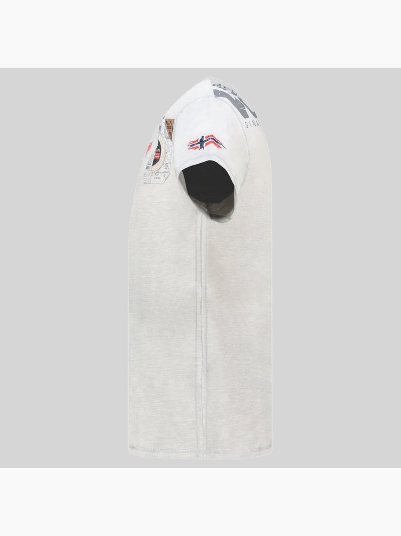 T-shirt jamo – geographical norway Cinza claro - Kiabi