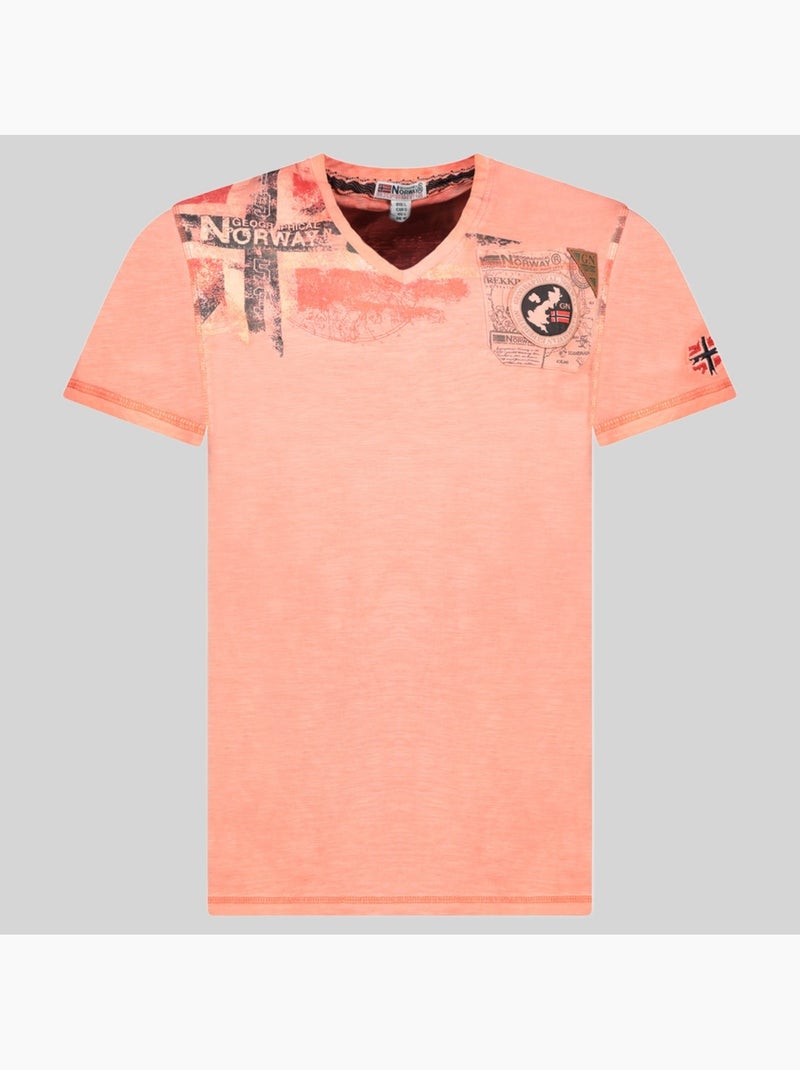 T-shirt jamo – geographical norway Coral - Kiabi