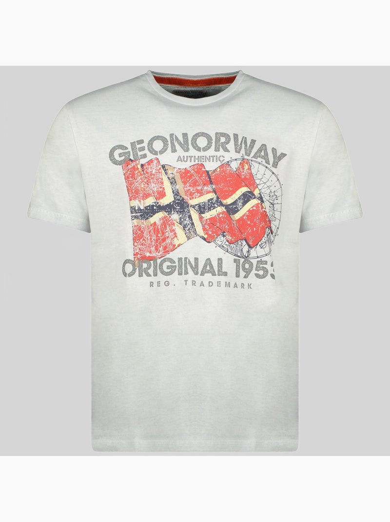 T-shirt japoral – geographical norway Cáqui - Kiabi
