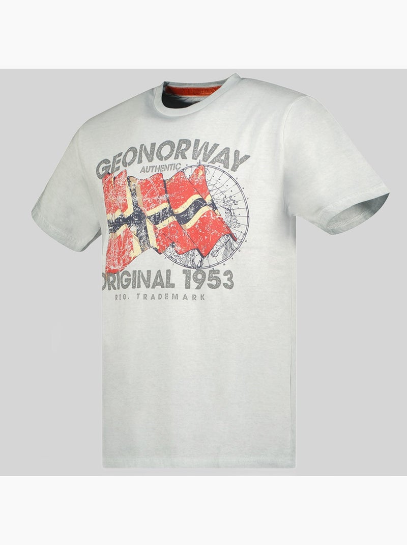 T-shirt japoral – geographical norway Cáqui - Kiabi