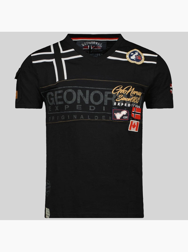 T-shirt jaradock – geographical norway Preto - Kiabi