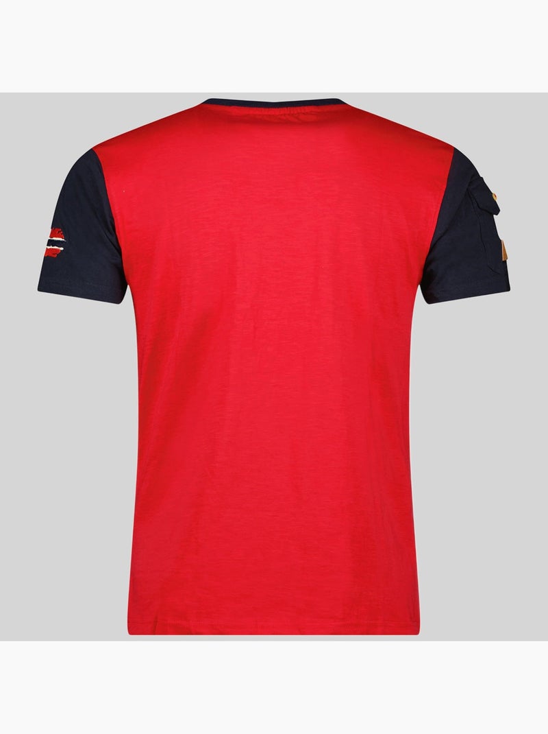 T-shirt jaradock – geographical norway Vermelho - Kiabi