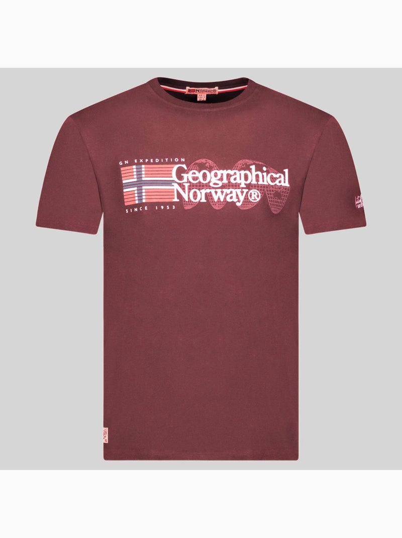 T-shirt jaramont – geographical norway Bordô - Kiabi