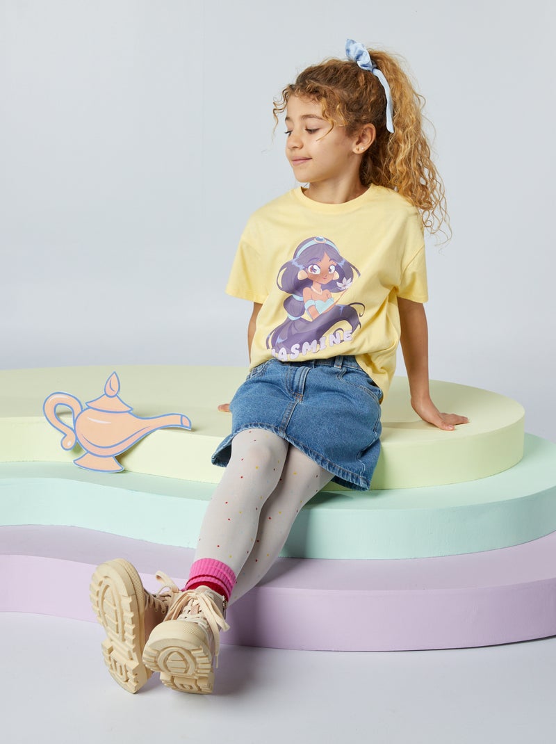 T-shirt 'Jasmine' 'Disney' AMARELO - Kiabi