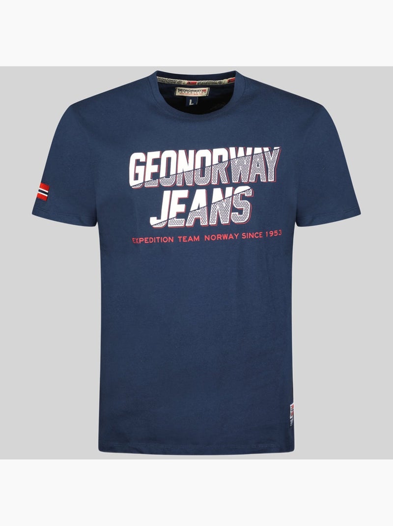 T-shirt jasper – geographical norway Preto - Kiabi