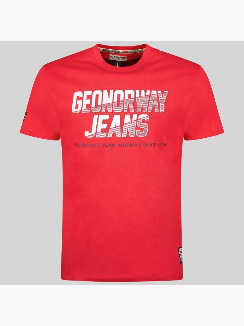 T-shirt jasper – geographical norway Vermelho - Kiabi