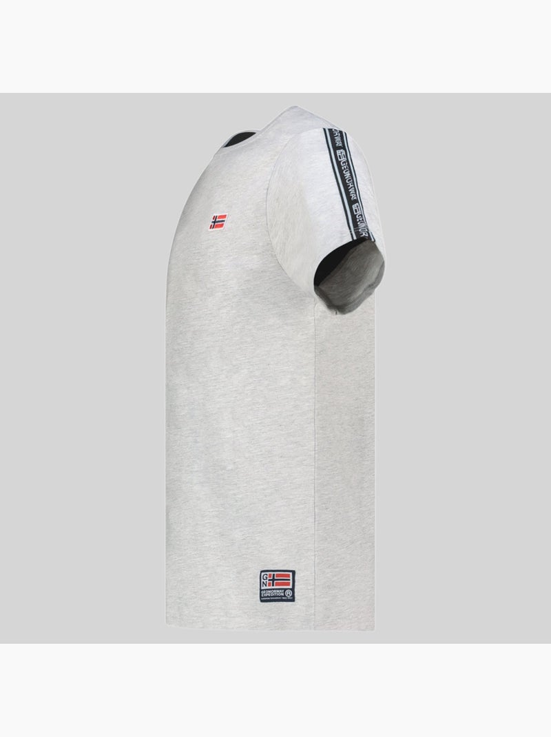 T-shirt javenger – geographical norway Cinza claro - Kiabi