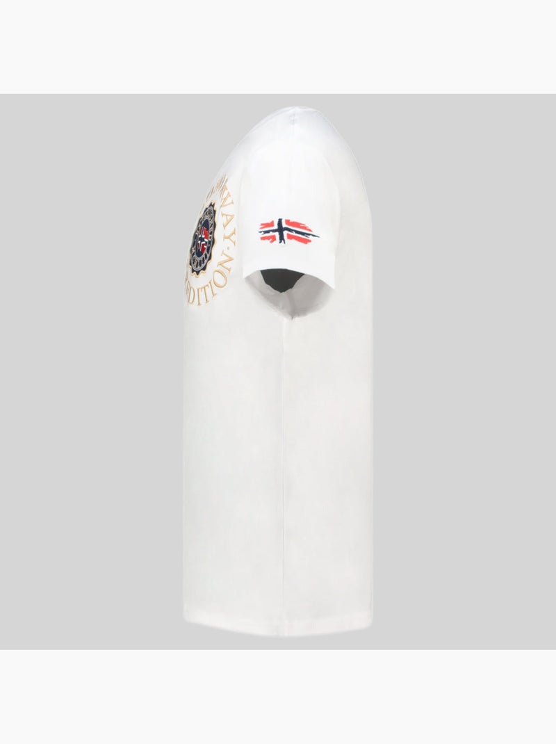 T-shirt jeganto – geographical norway Branco - Kiabi