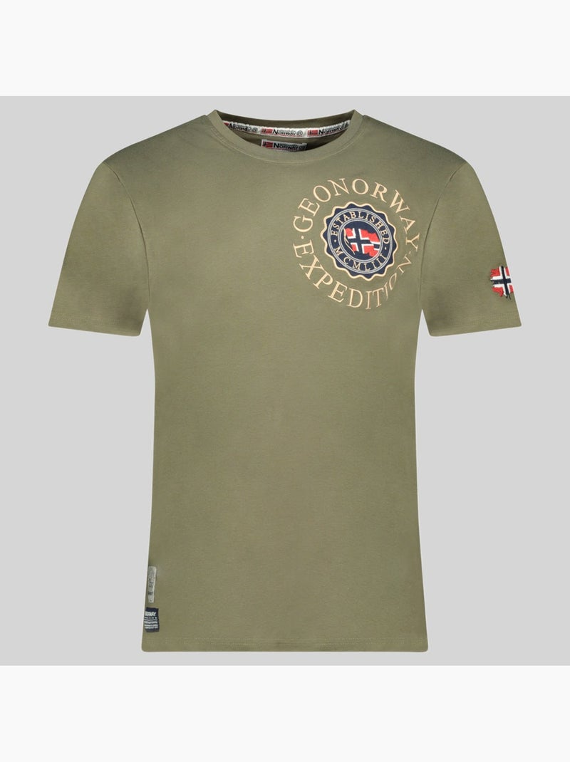 T-shirt jeganto – geographical norway Cáqui - Kiabi