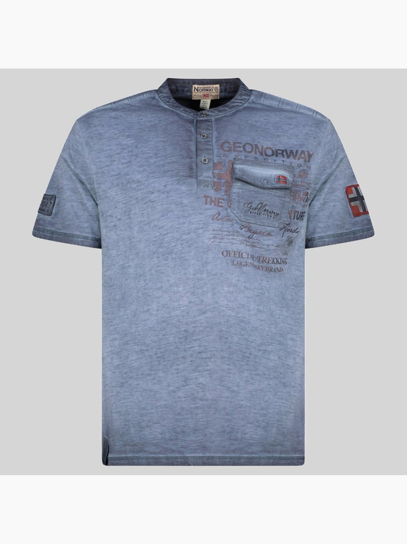 T-shirt jeony – geographical norway Azul-marinho - Kiabi