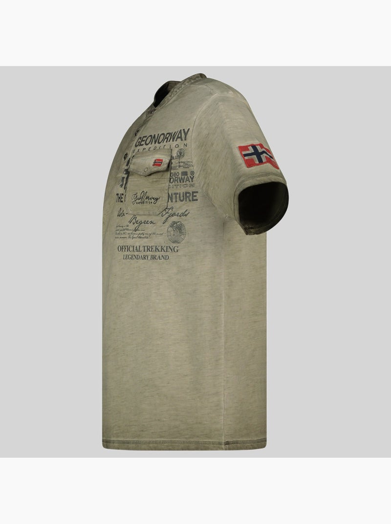 T-shirt jeony – geographical norway Cáqui - Kiabi