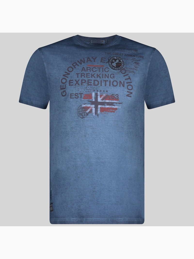 T-shirt jergen – geographical norway Azul-marinho - Kiabi