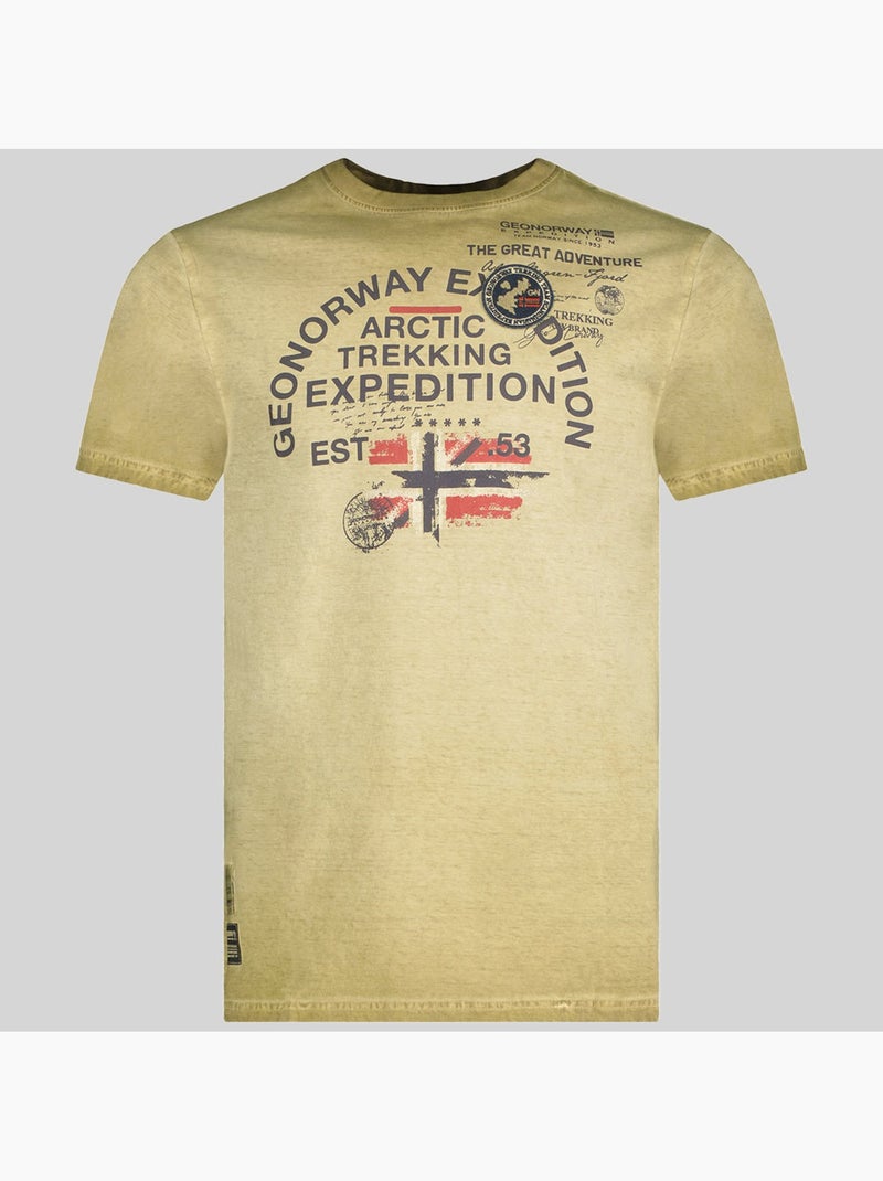 T-shirt jergen – geographical norway Cáqui - Kiabi