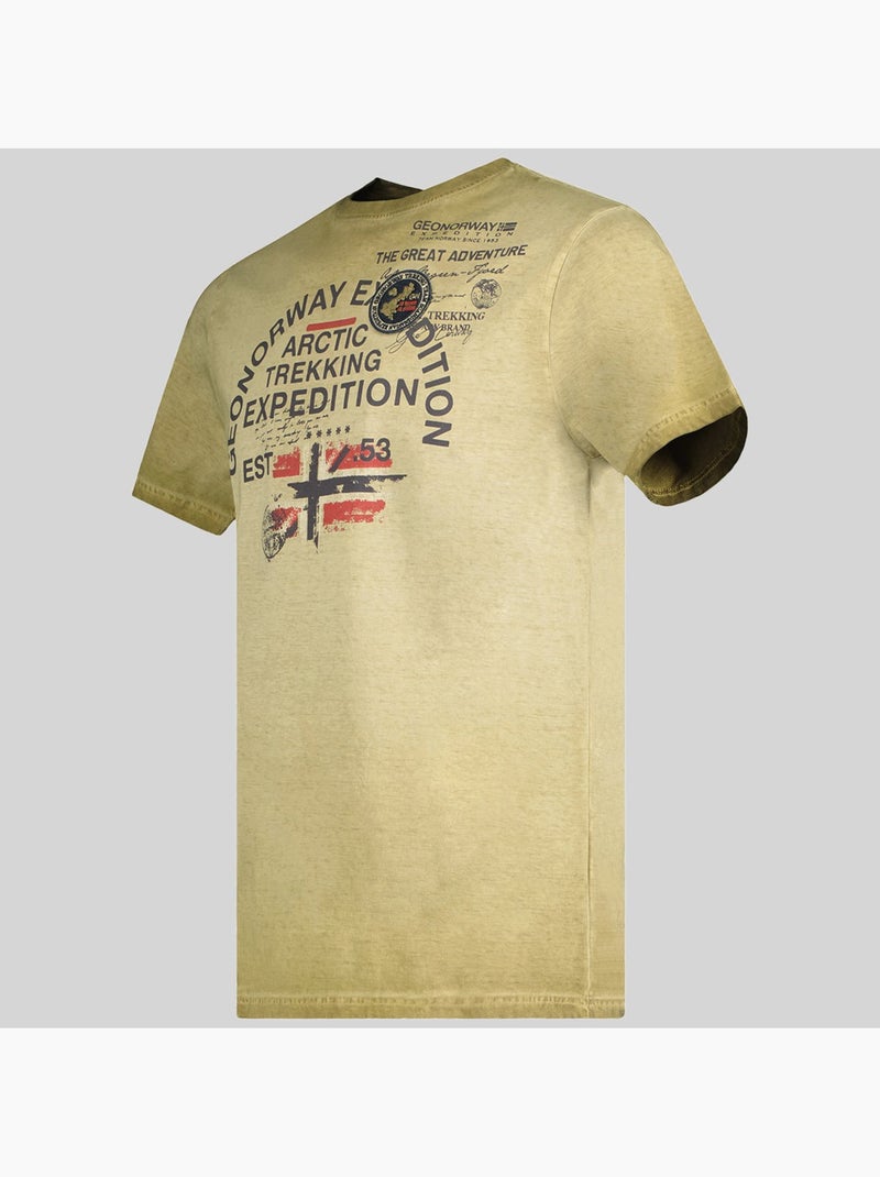 T-shirt jergen – geographical norway Cáqui - Kiabi