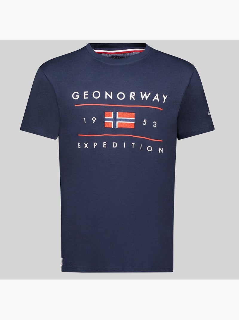 T-shirt jezolo – geographical norway Azul-marinho - Kiabi