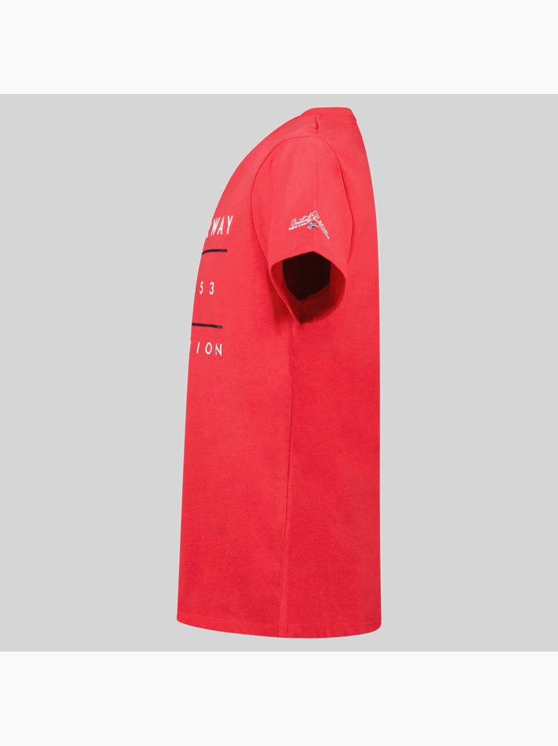 T-shirt jezolo – geographical norway Vermelho - Kiabi