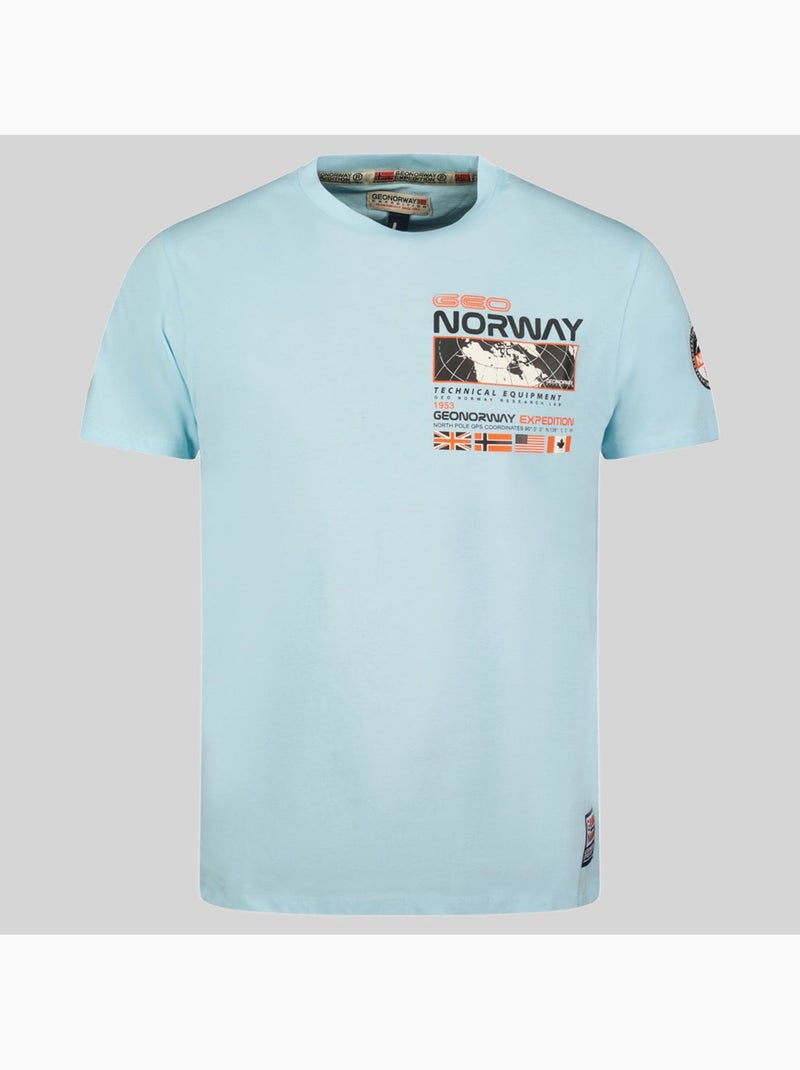T-shirt jholme – geographical norway Azul-céu - Kiabi