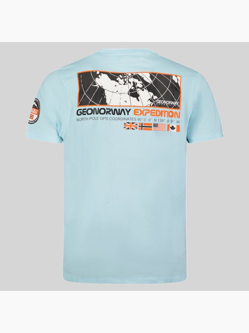 T-shirt jholme – geographical norway Azul-céu - Kiabi
